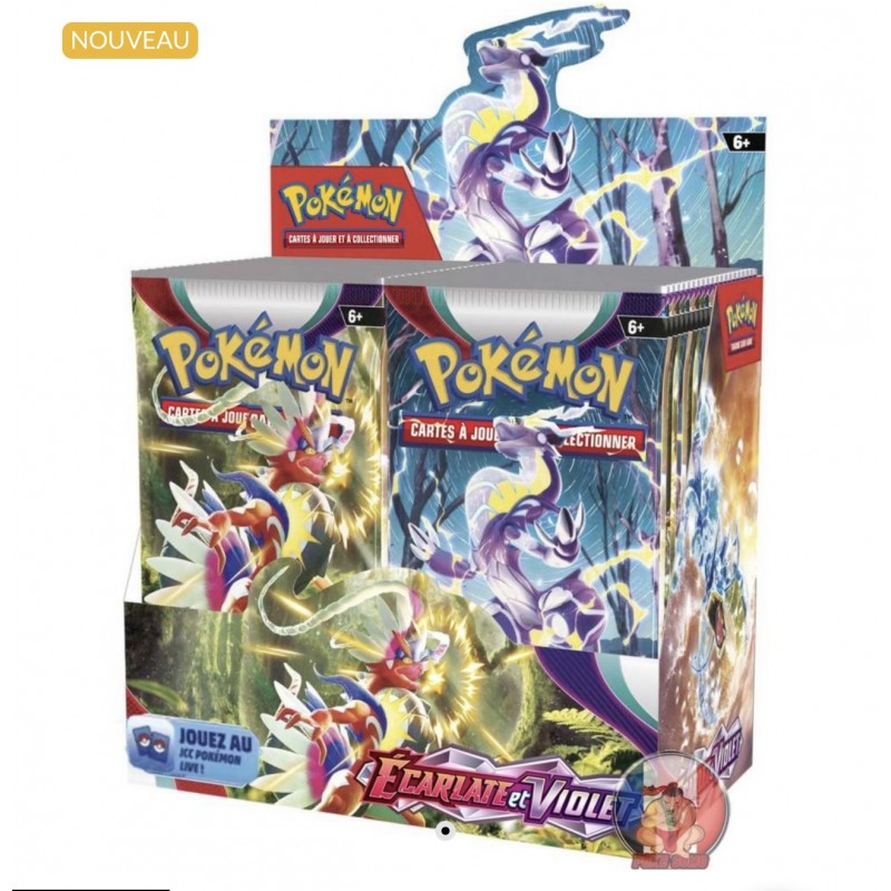 Pokemon display 36 booster  ecarlate violet français