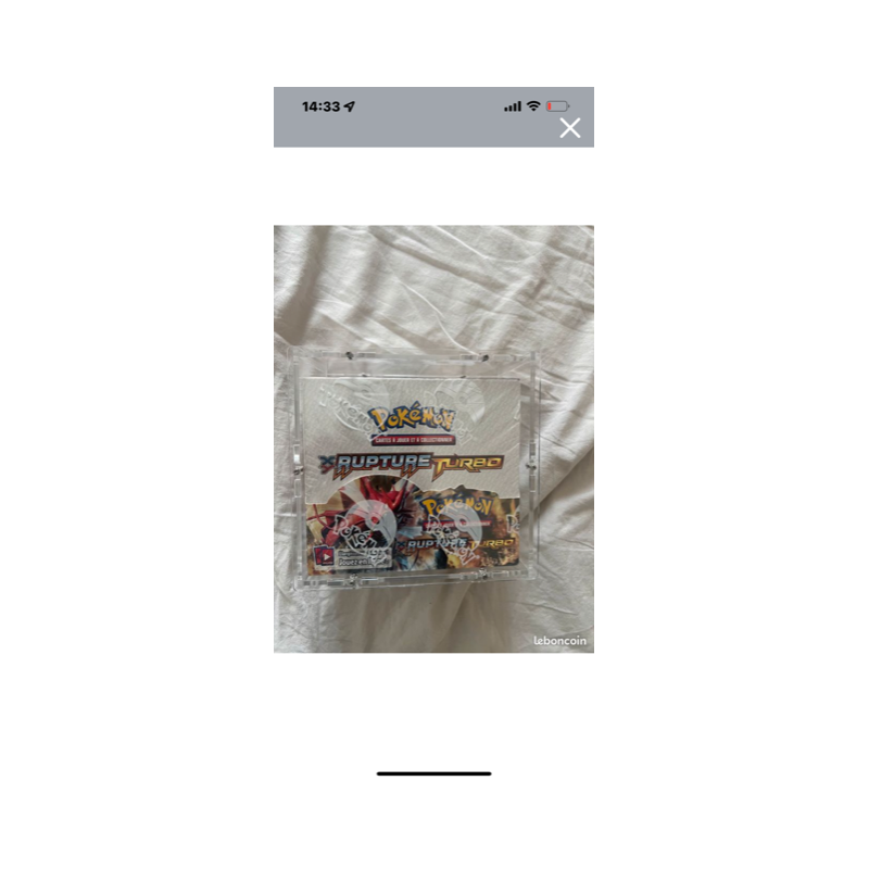 Pokemon display 36 booster XY rupture turbo neuf