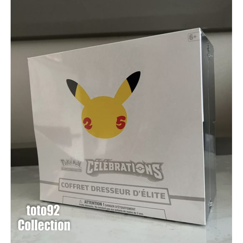 Pokemon dresseur élite célébration 25 ans français neuf